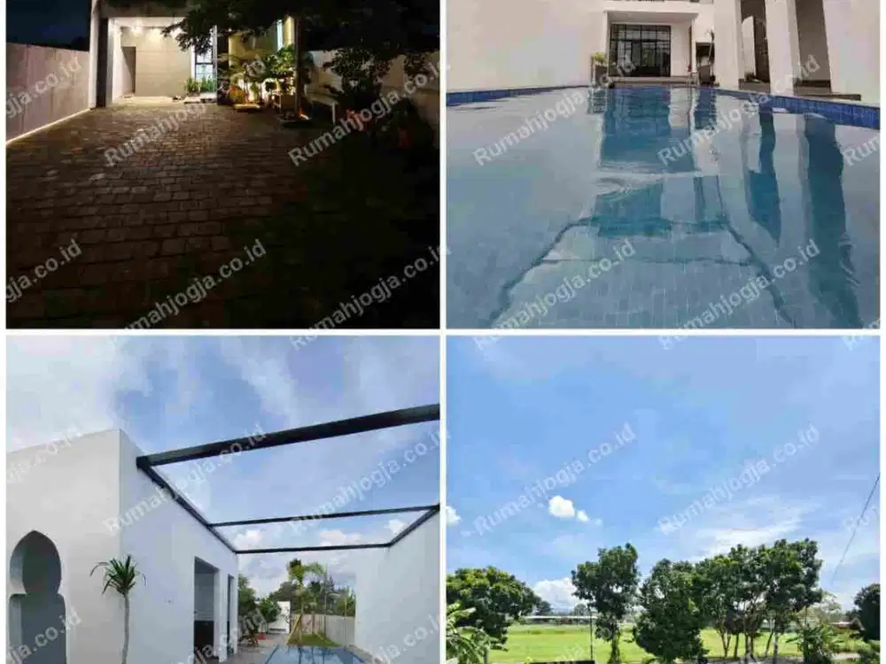 Rumah dengan kolam renang ringroad barat sangat nyaman sekali
