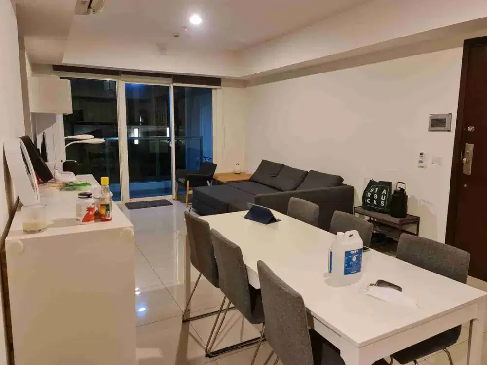 JUAL SEWA APARTEMEN FURNISHED 2 BEDROOM DI KENSINGTON KELAPA GADING