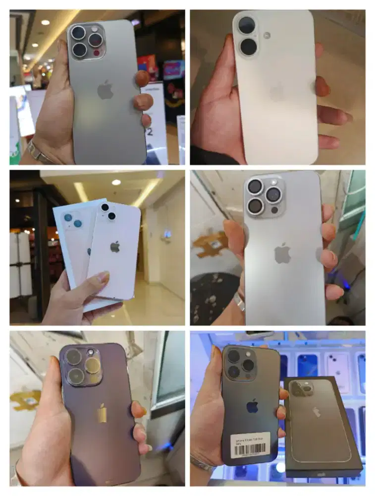 iPhone nya ready di semua tipe & Android nya jg ready di semua tipe