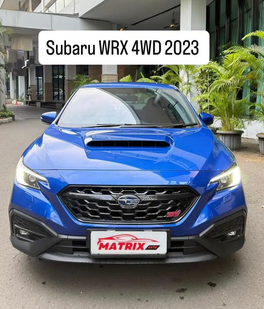 Subaru WRX 4D MT 2023 Rally blue km400 perak seperti baru