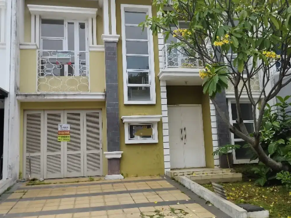 DISEWAKAN RUMAH LEBAR 9 GADING SERPONG TANGERANG