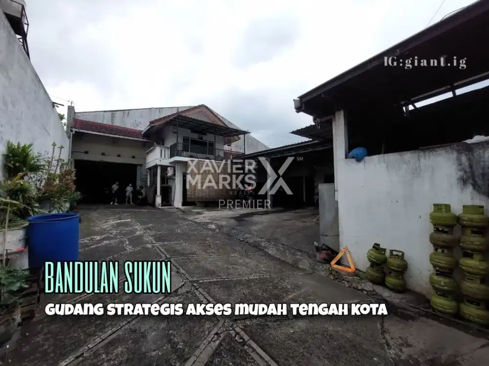 Gudang dijual di area bandulan Mulyorejo Sukun