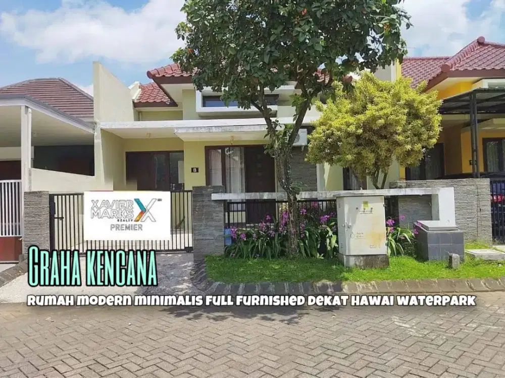 Rumah Modern Minimalis full furnish di Graha Kencana Blimbing Malang