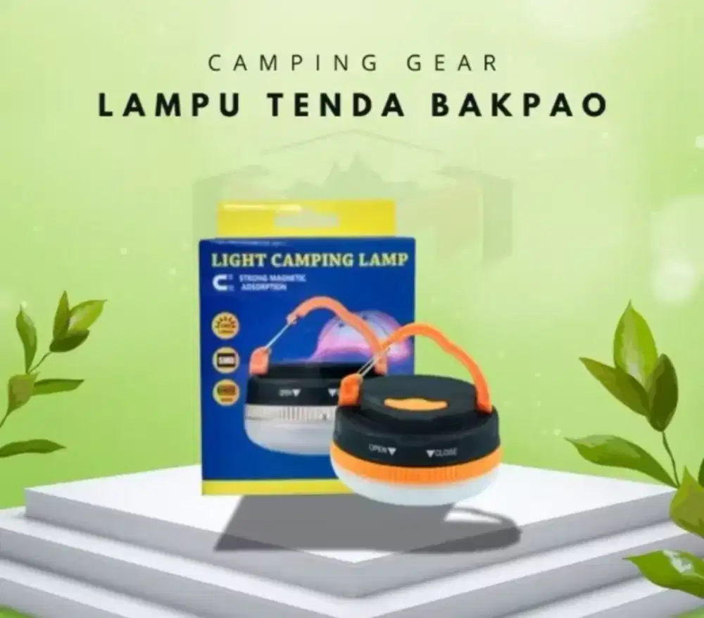 Lampu tenda model bakpao murah