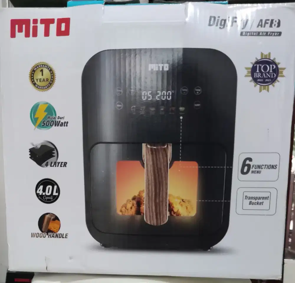 Mito Air Fryer AF8 Crystal Series