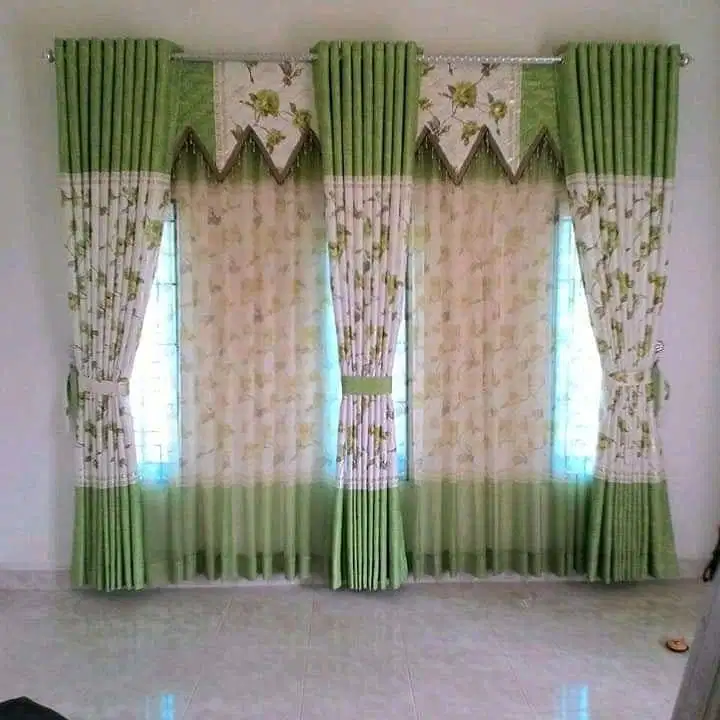 Pesan Tirai Gorden Jendela Gordyn Mewah Hordeng Model Terbaru Murah