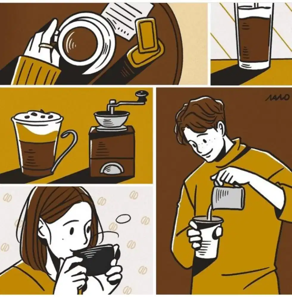 Junior Barista In Cafe