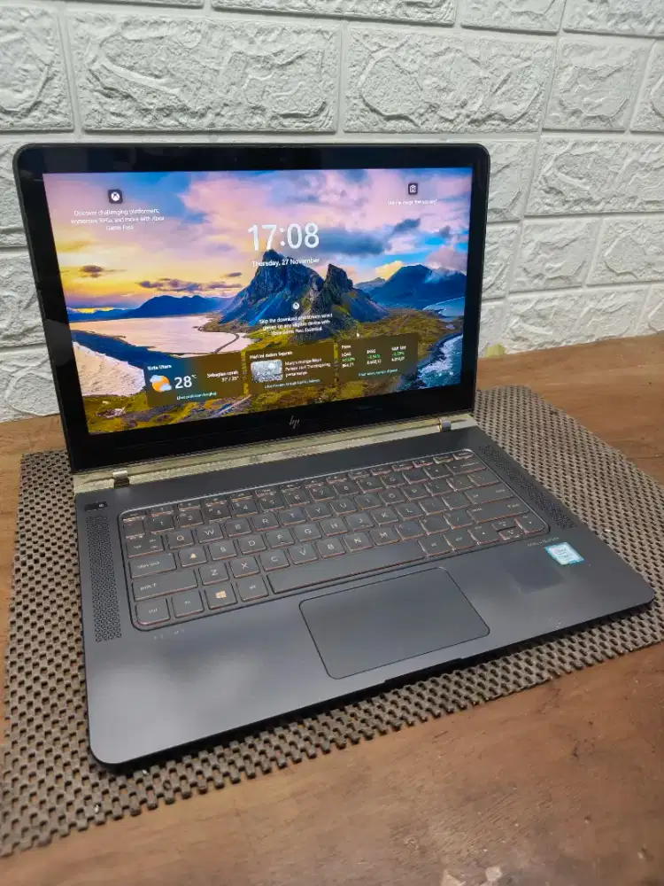 HP Spectre Notebook intel Core i7 Gen-6 (8/256gb) 13,3 inch FHD SLIM