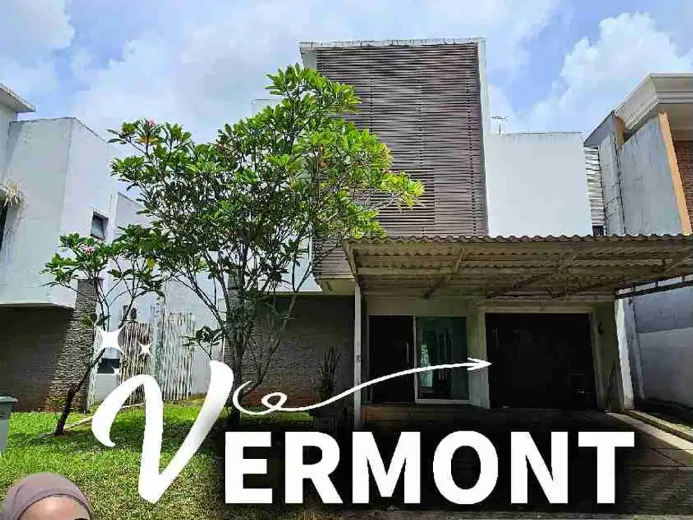 dijual rumah idaman di vermont parkland bsd city