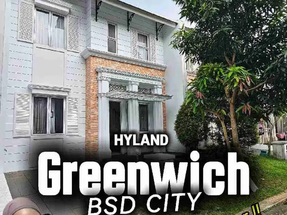 dijual murah rumah siap huni furnished di greenwich bsd city