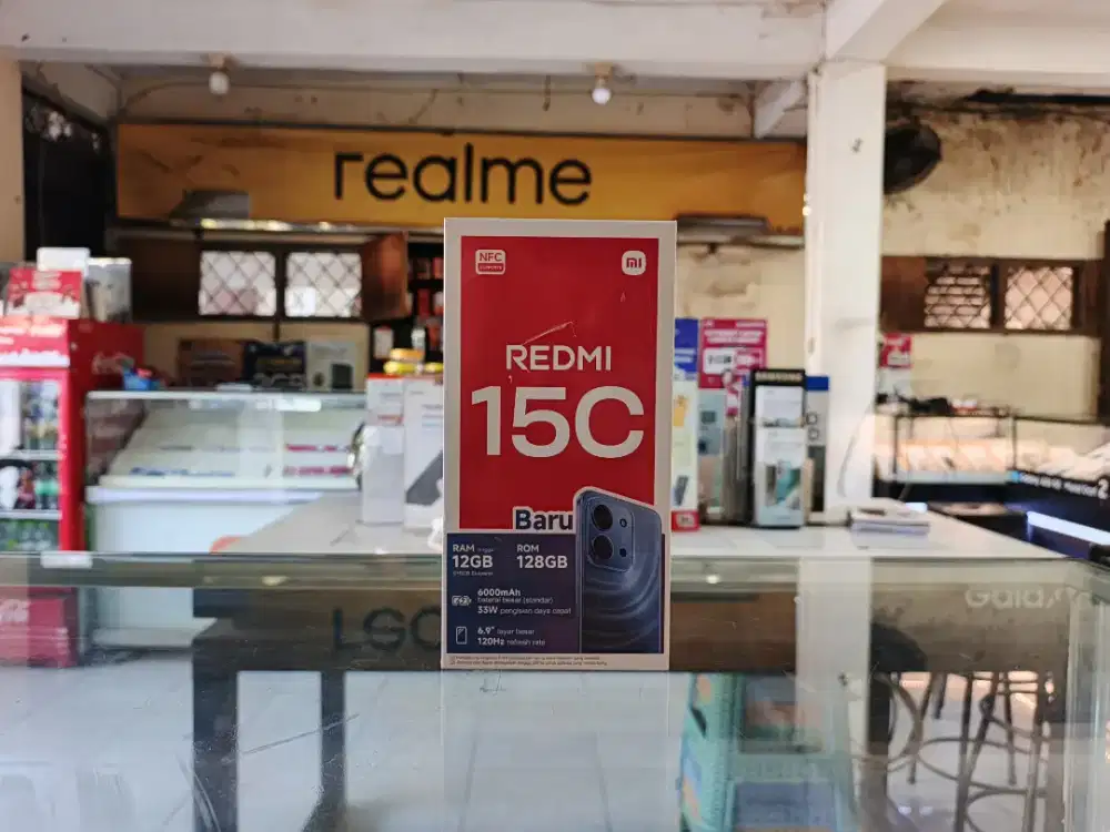 Berminat silahkan WA Xiaomi Redmi 15C NFC 6+6/128 Garansi resmi 15bln