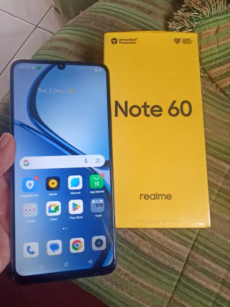 Realme note 60 ram 6/128 fullset