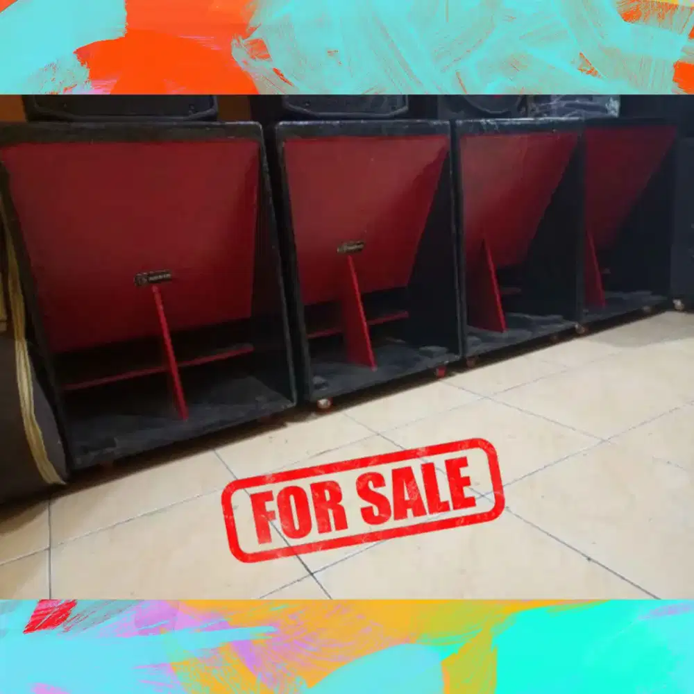4 unit SPEAKER BOX TURBO 15inch