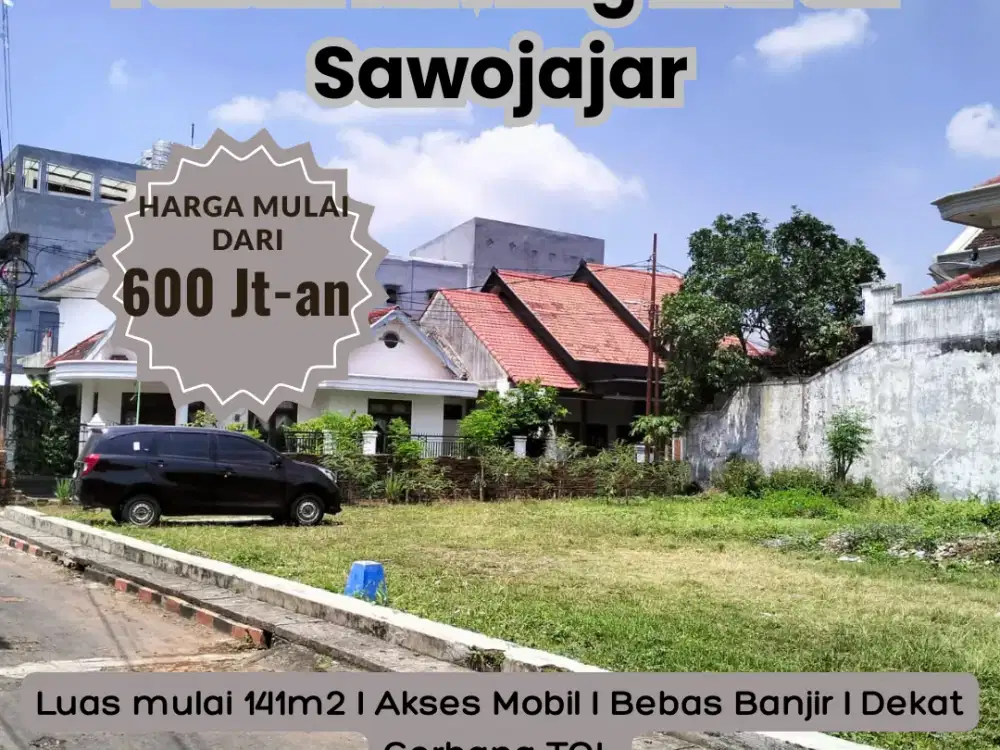 Tanah Kavling 634 juta SHM Ranugrati