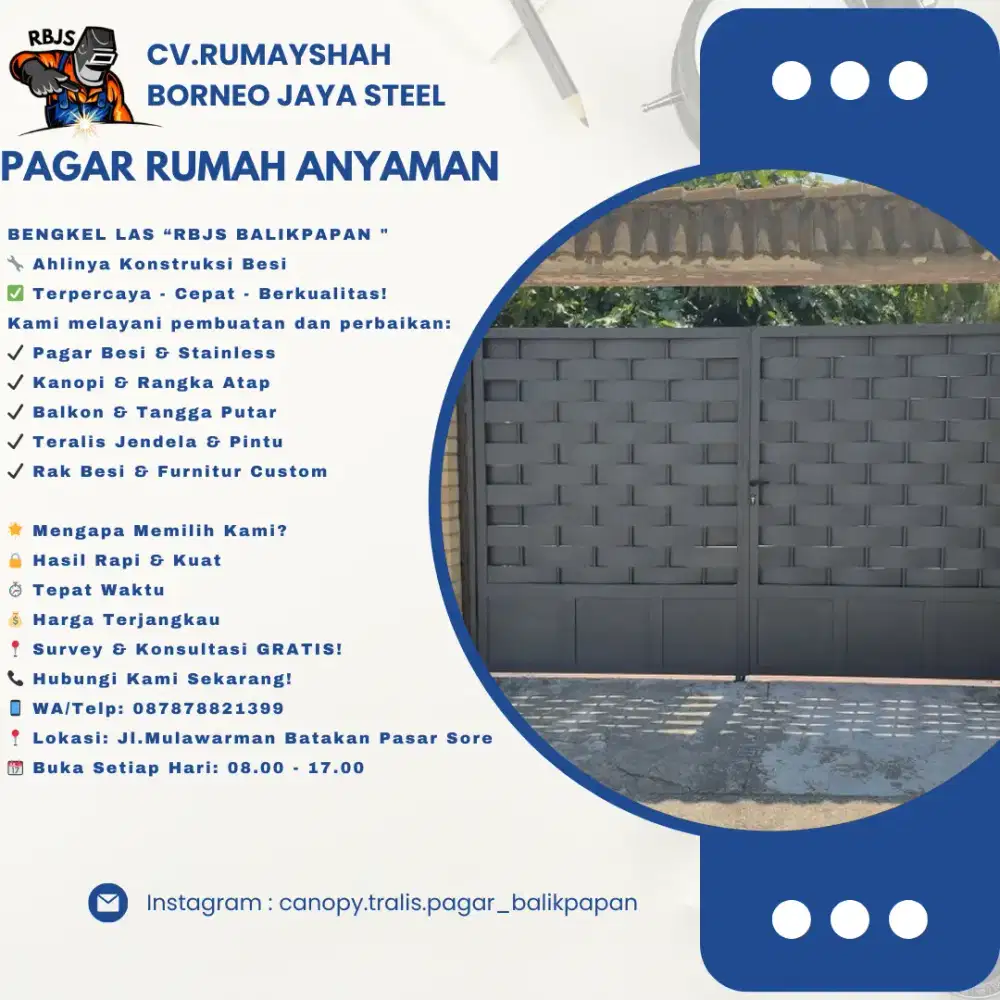 PAGAR AESTHETIC KEKINIAN HARGA TERMURAH