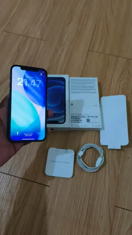 Iphone 12 128gb resmi indo SA/A Fullset ori mulus bisa tt hp