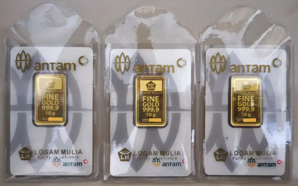 Jual Emas Antam 10 gr Red Mark