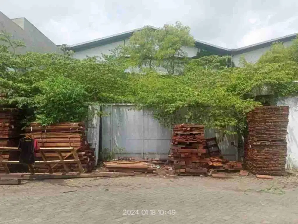 Dijual murah hitung tanah gudang Margomulyo Indah perlu renov