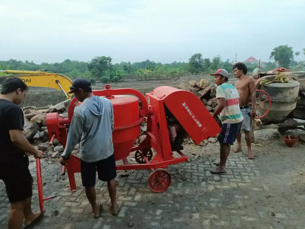 molen cor Hercules 50kg komplit mesin siap pakai