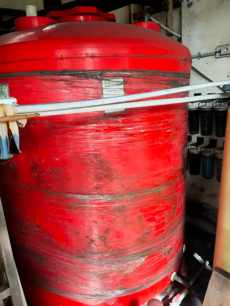 Tanki air kapasitas 3600 liter, untuk produksi air isi ulang