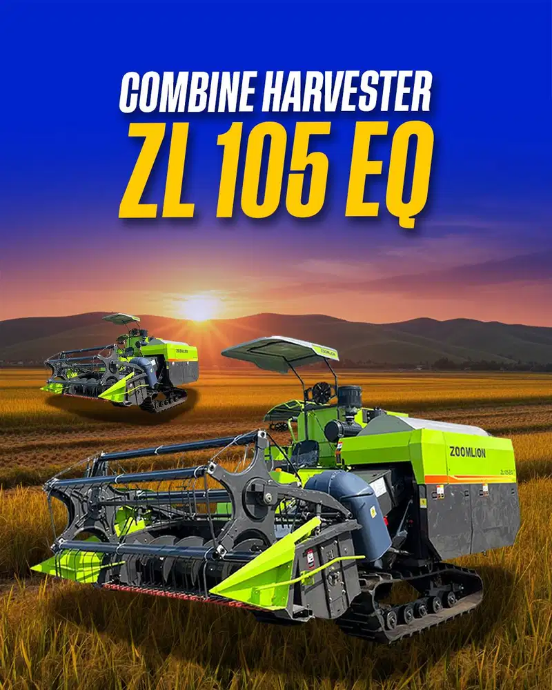 ZOOMLION COMBINE HARVESTER ZL 105-EQ