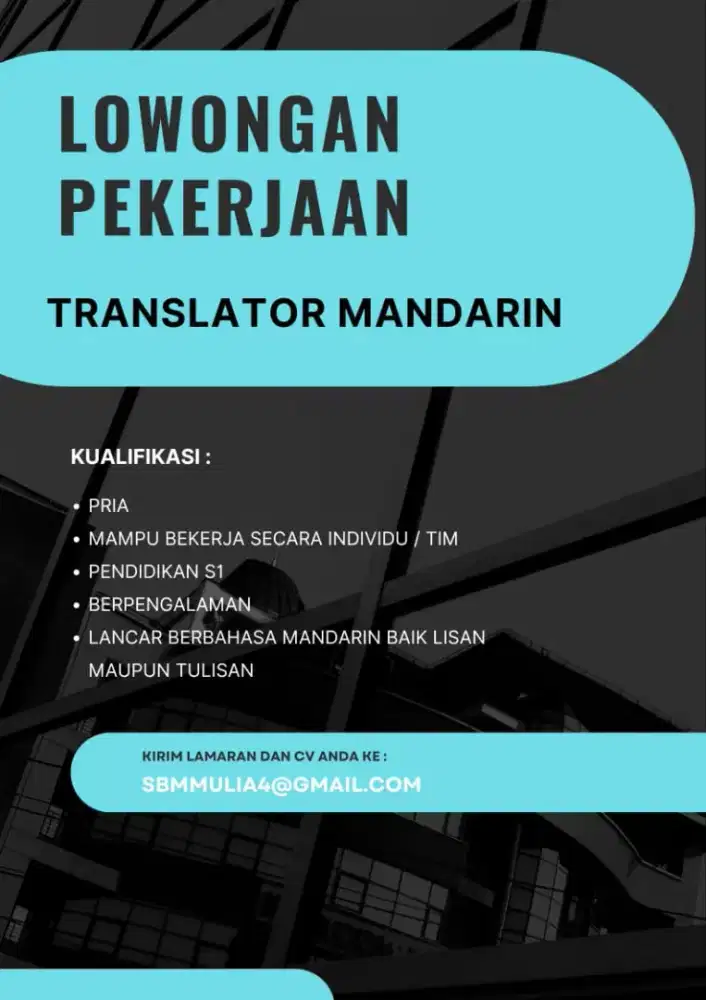 DICARI TRANSLATOR MANDARIN