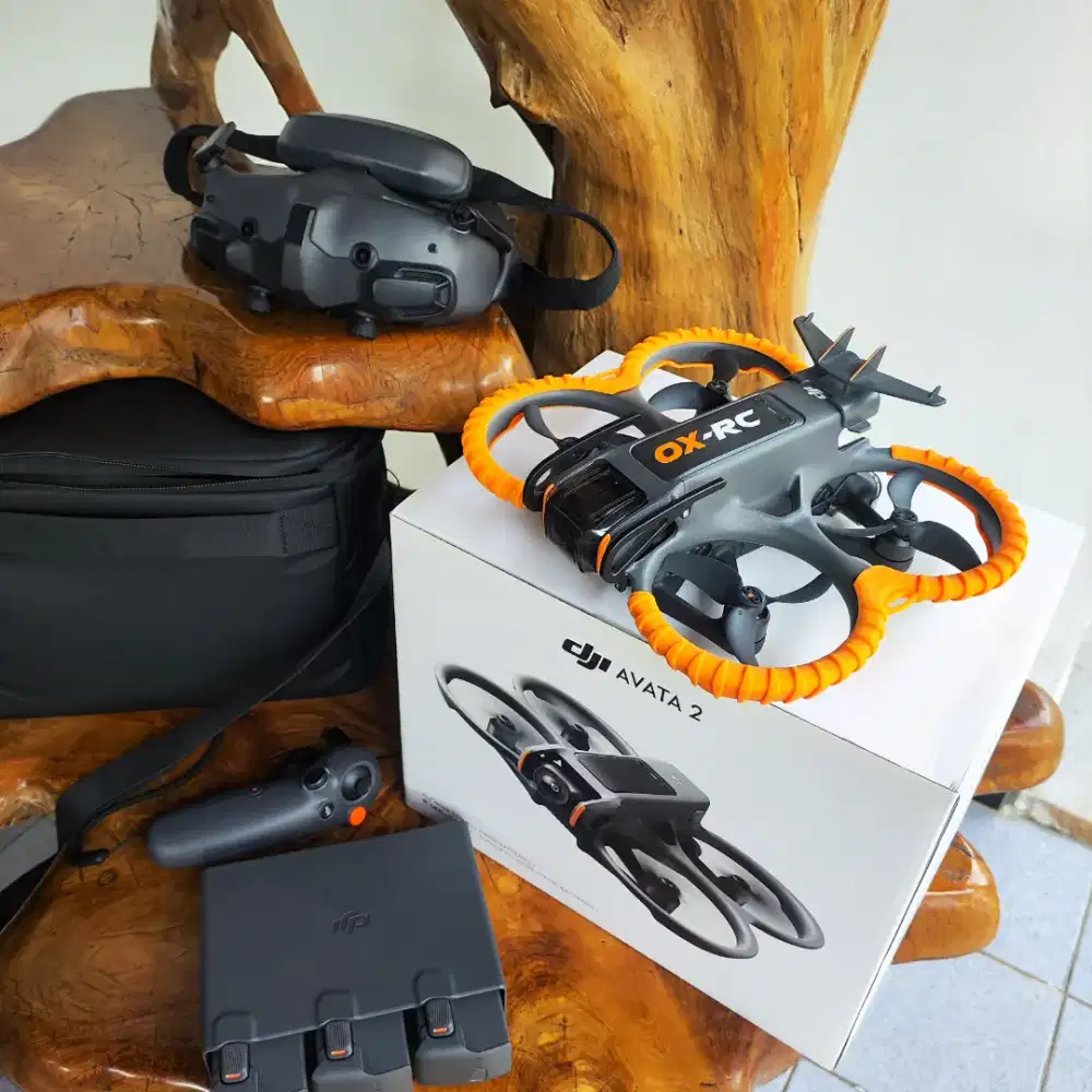 drone dji avata 2 fly more combo + aksesoris