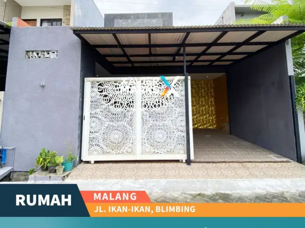 Dijual/Disewakan Rumah Siap Huni Jalan Ikan-ikan Blimbing Malang