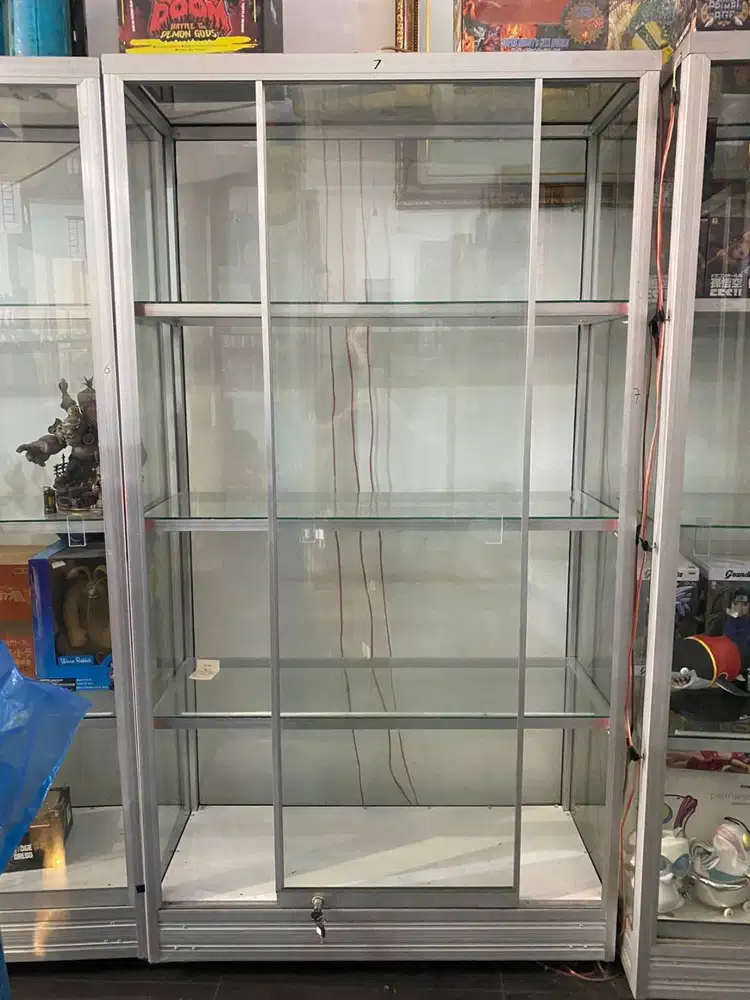 ETALASE KACA 1.8 METER (4 SUSUN)