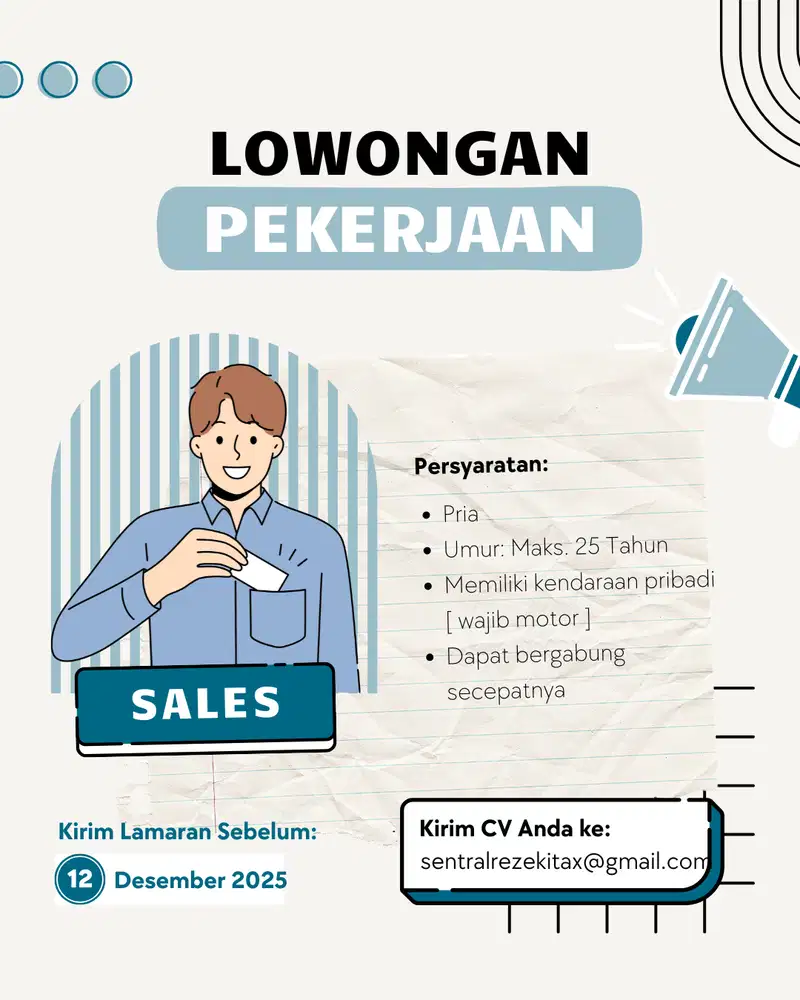 LOWONGAN KERJA SALES