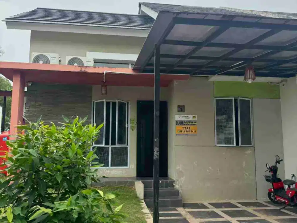 Dijual 
Rumah hook tengah ( Depan taman ) di The Residence Tiban
