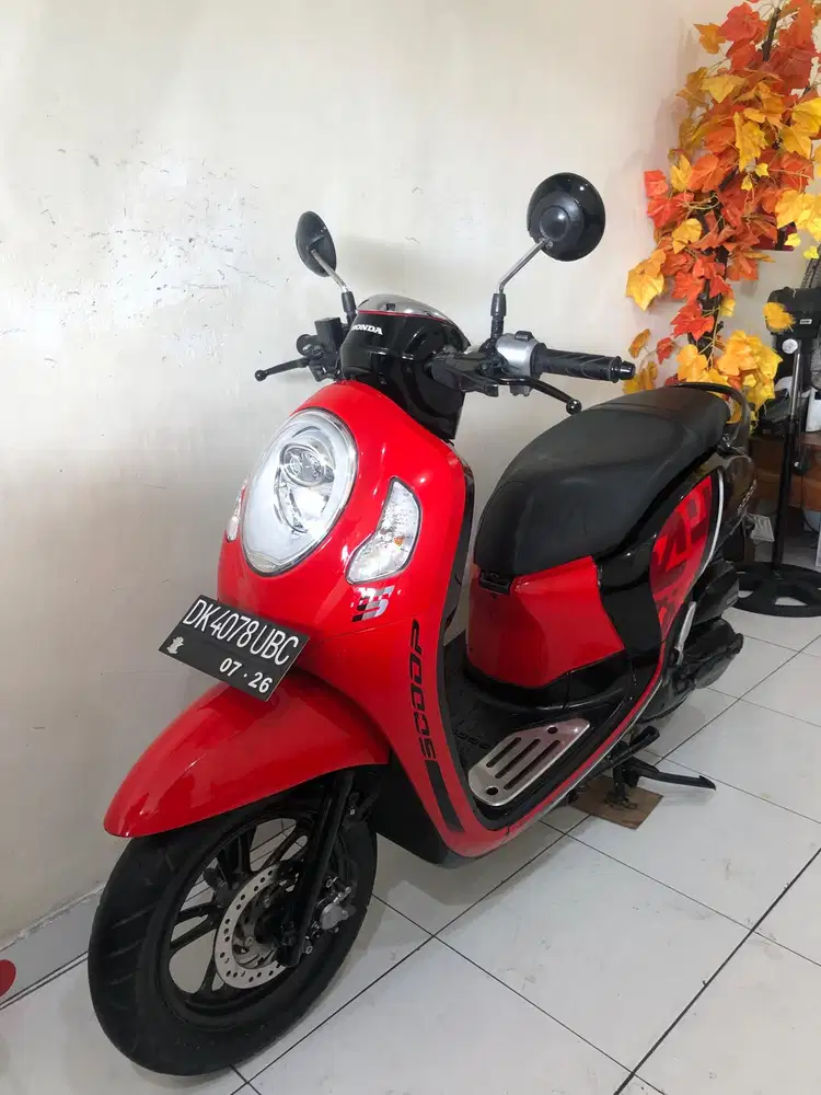 Honda Scoopy Th.2021 Merah!!