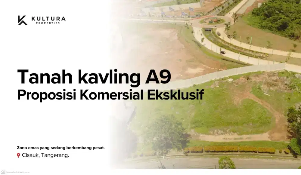 JUAL CEPAT KAVLING KOMERSIAL NEMPEL CIPUTRA CISAUK