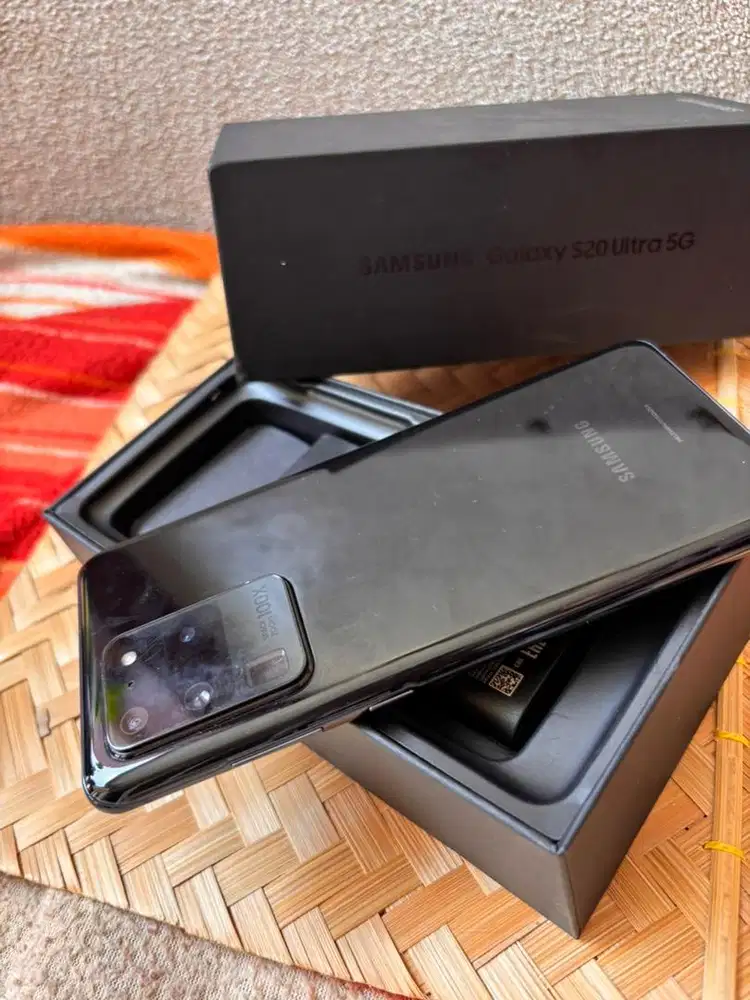 Termurah Samsung S20 ultra Ram 12/128gb ex SEIN fullset mulus