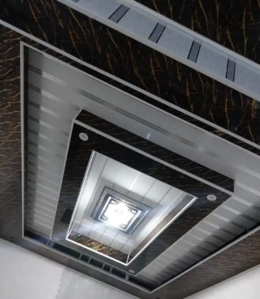 Plafon pvc model dropseling terpasang murah material berkualitas
