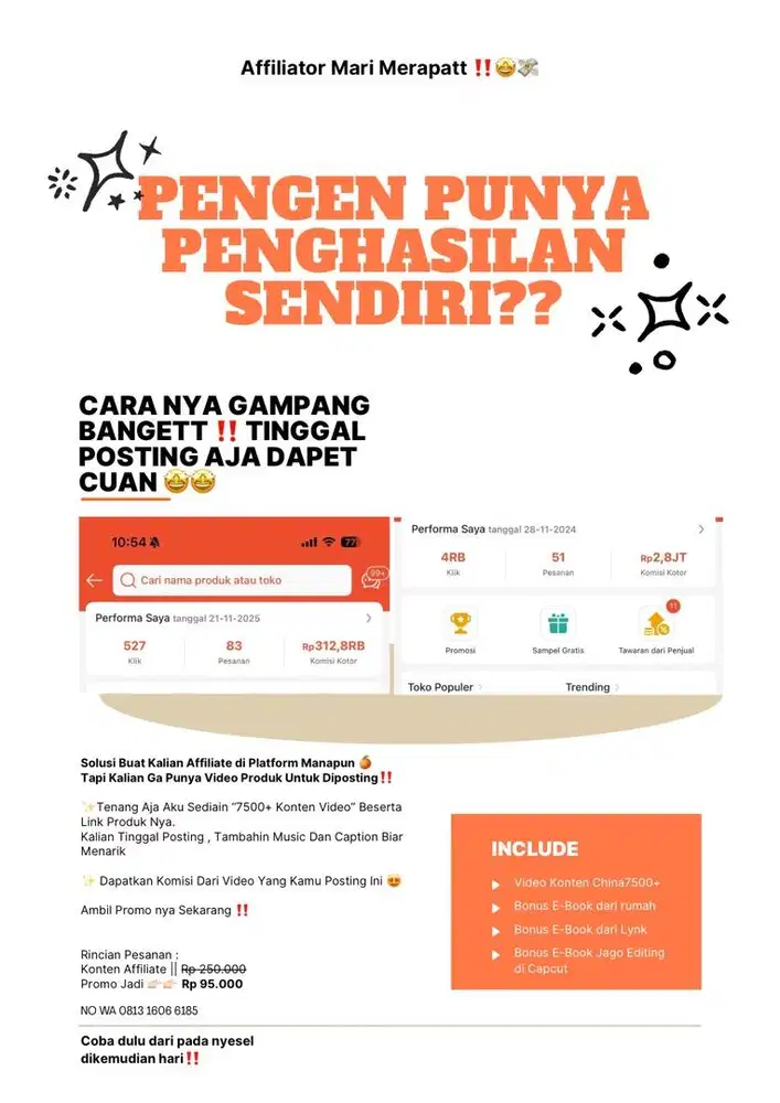 Mau punya penghasilan sendiri??