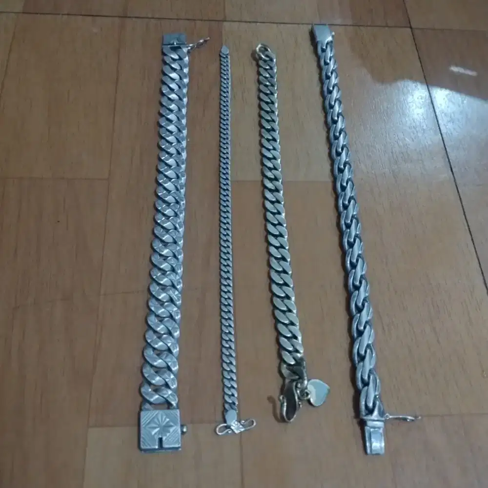 Gelang Perak S925 import,bahan tebal,ukir rapih