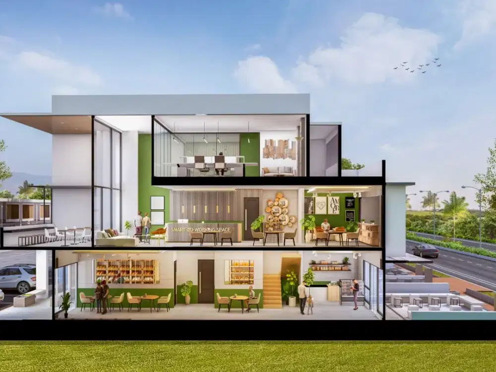 Ruko Teras Rajasa – Modern Commercial Hub 3 Lantai di Kuta Amerta Soreang (LT 150 / LB 224)