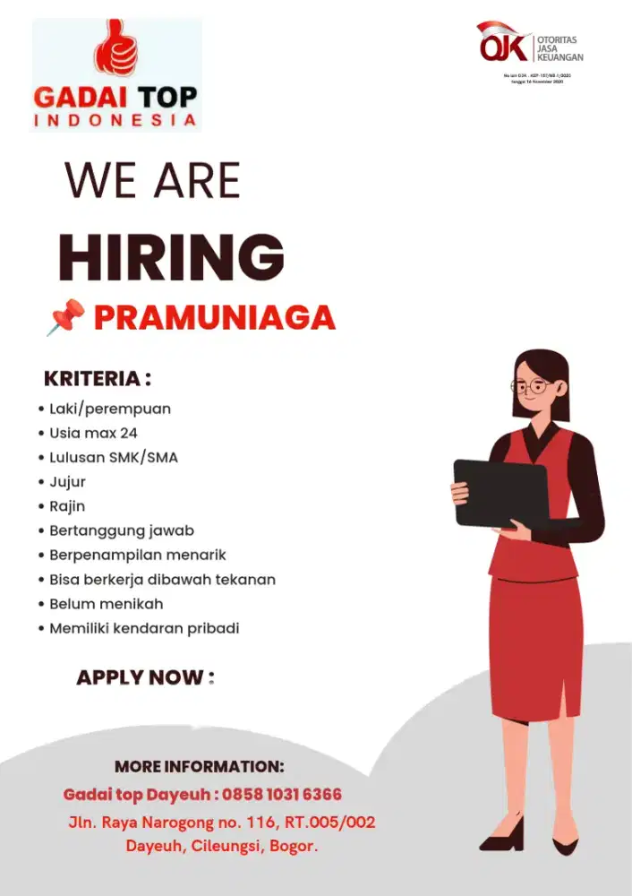 Loker Pramuniaga
