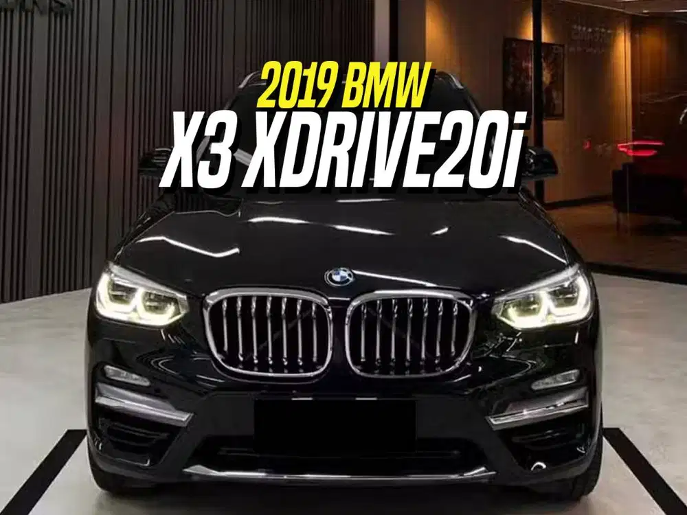 BMW X3 xDrive20i 2019 NIK 2018 Black Hitam X 3 xDrive 20i