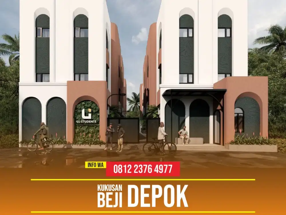 RUMAH KOST DIJUAL DEPOK UI | KOST 10 KAMAR DI KUKUSAN BEJI DEPOK DEKAT KAMPUS UI FULL FURNISHED