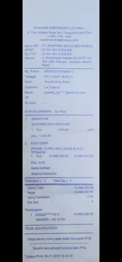 IPhone 15 Pro Max 256 GB Second