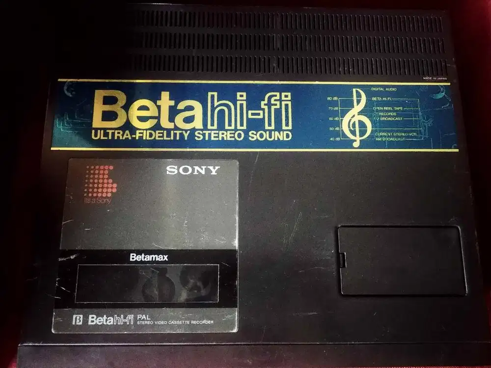 SONY BETAMAX PAL SL-HF100E_VIDEO PLAYER/RECORDER