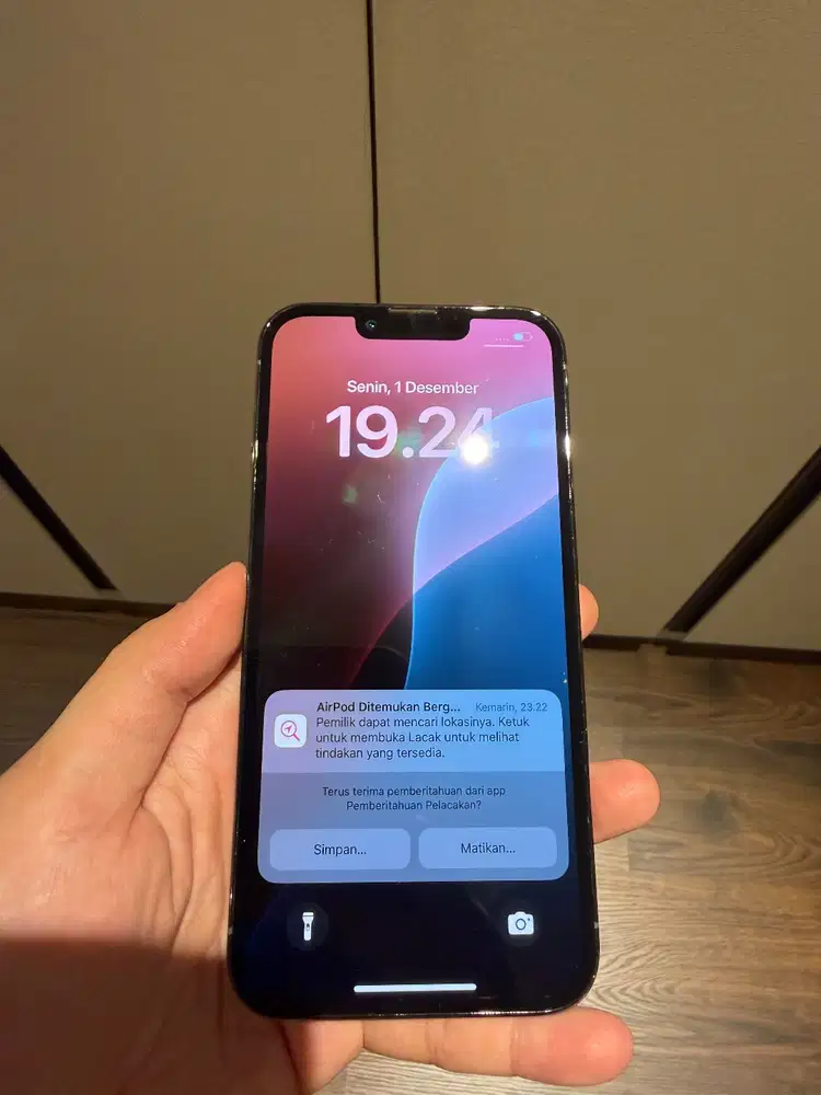 (LIKE NEW) Jual Iphone 13 Pro 256GB (Sierra Blue) KONDISI BAGUS