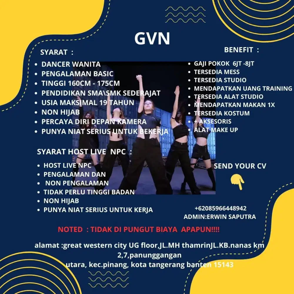 MENJADI HOST ATAU DANCE