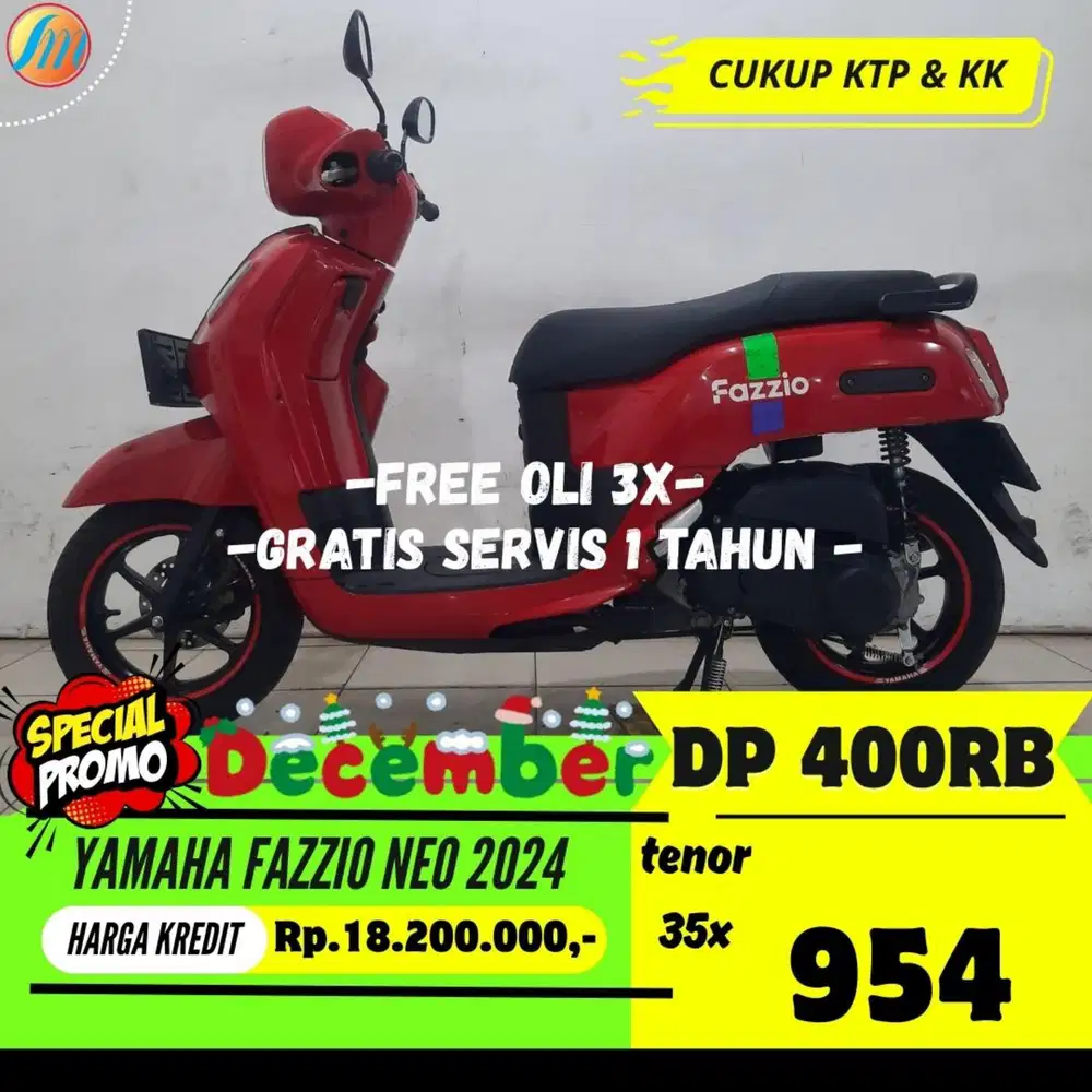 DP HANYA 400RIBU KREDIT YAMAHA FAZZIO NEO 2024 ANGSURAN SANGAT RINGAN