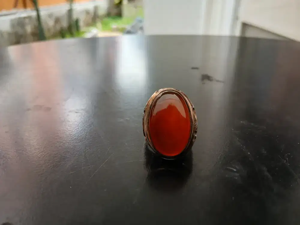 Yaman ahmar ring silver