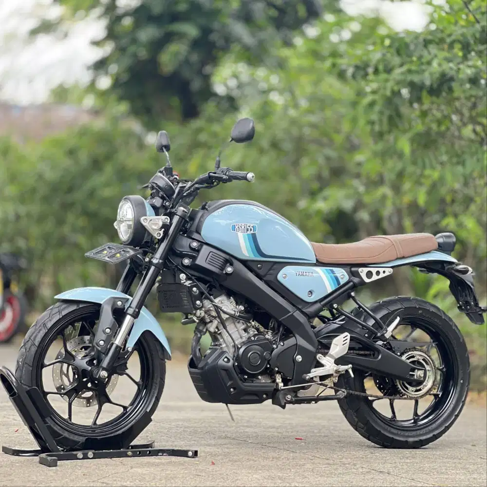 YAMAHA XSR 155 BIRU 2023 KM RENDAH PAJAK PANJANG SIAP GAS