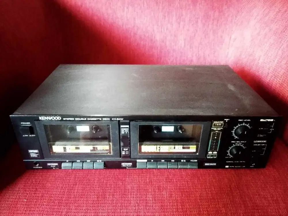 Dijual KENWOOD Stereo Double Cassette Deck KX-64W