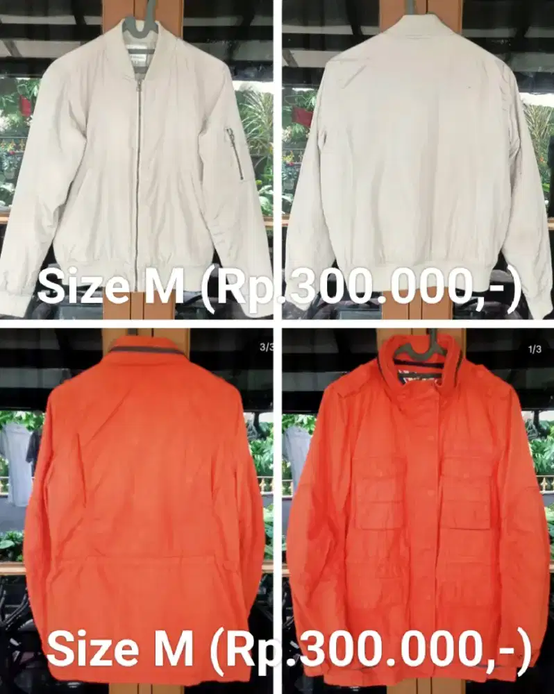 Jaket bomber & Parka Slim Body fit (size M)
